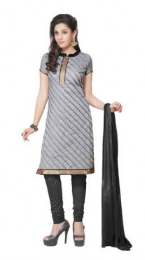 zilmil-grey-chanderi-cotton-dress-material